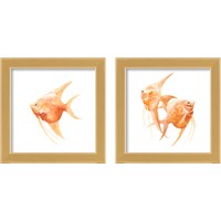 Framed 'Discus Fish 2 Piece Framed Art Print Set' border=