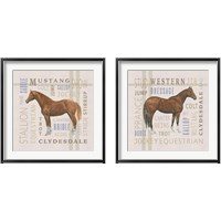 Framed 'Natural Charm  2 Piece Framed Art Print Set' border=