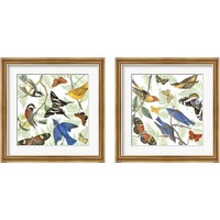 Framed 'Natures Flight 2 Piece Framed Art Print Set' border=