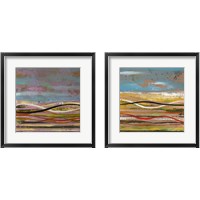 Framed 'High Plains 2 Piece Framed Art Print Set' border=