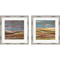 Framed 'High Plains 2 Piece Framed Art Print Set' border=