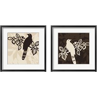 Framed 'Song Bird 2 Piece Framed Art Print Set' border=