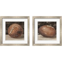 Framed 'Vintage Leather 2 Piece Framed Art Print Set' border=