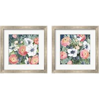 Framed 'Bewitching Bouquet 2 Piece Framed Art Print Set' border=