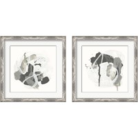 Framed 'Monochrome Missive 2 Piece Framed Art Print Set' border=