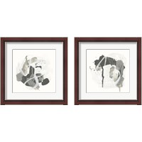 Framed 'Monochrome Missive 2 Piece Framed Art Print Set' border=