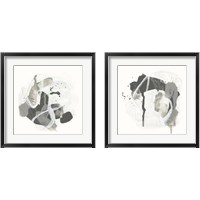 Framed 'Monochrome Missive 2 Piece Framed Art Print Set' border=