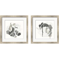 Framed 'Monochrome Missive 2 Piece Framed Art Print Set' border=