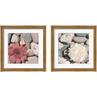 Framed 'Stone Crop 2 Piece Framed Art Print Set' border=