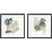 Framed 'Cactus Gesture 2 Piece Framed Art Print Set' border=