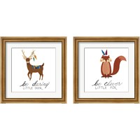 Framed 'Woodland Warriors 2 Piece Framed Art Print Set' border=