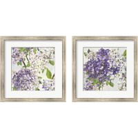 Framed 'Summer Hydrangea 2 Piece Framed Art Print Set' border=