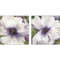 Framed 'Violet Orchid 2 Piece Art Print Set' border=