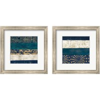 Framed 'Juxtapose Metallic 2 Piece Framed Art Print Set' border=