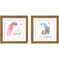 Framed 'Magical Friends 2 Piece Framed Art Print Set' border=