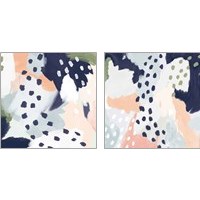 Framed 'Pastel Life 2 Piece Art Print Set' border=