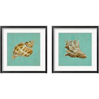 Framed 'Ocean's Gift 2 Piece Framed Art Print Set' border=