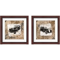 Framed 'Vintage Ride 2 Piece Framed Art Print Set' border=