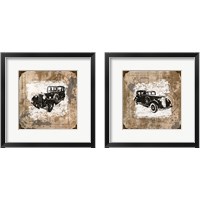 Framed 'Vintage Ride 2 Piece Framed Art Print Set' border=