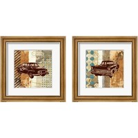 Framed 'Retro Ride 2 Piece Framed Art Print Set' border=