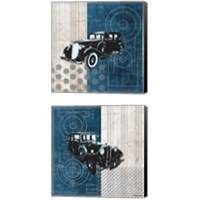 Framed 'Classy Ride 2 Piece Canvas Print Set' border=