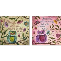 Framed 'I Owl You 2 Piece Art Print Set' border=