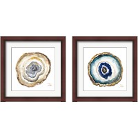 Framed 'Agate Watercolor 2 Piece Framed Art Print Set' border=