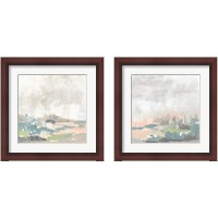 Framed 'Sweet Lagoon 2 Piece Framed Art Print Set' border=