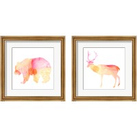 Framed 'Agate Animal 2 Piece Framed Art Print Set' border=