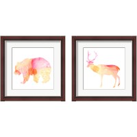 Framed 'Agate Animal 2 Piece Framed Art Print Set' border=