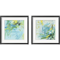 Framed 'Summer Symphony 2 Piece Framed Art Print Set' border=