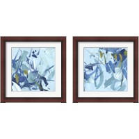 Framed 'Into the Blue 2 Piece Framed Art Print Set' border=