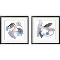 Framed 'Snow Storm 2 Piece Framed Art Print Set' border=