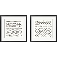 Framed 'Nordic Vibes 2 Piece Framed Art Print Set' border=