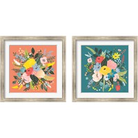 Framed 'Wild Garden 2 Piece Framed Art Print Set' border=