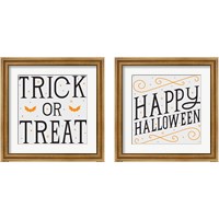 Framed 'Festive Fright 2 Piece Framed Art Print Set' border=