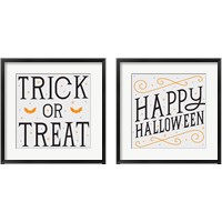 Framed 'Festive Fright 2 Piece Framed Art Print Set' border=