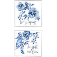 Framed 'Delft Delight 2 Piece Canvas Print Set' border=