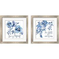 Framed 'Delft Delight 2 Piece Framed Art Print Set' border=