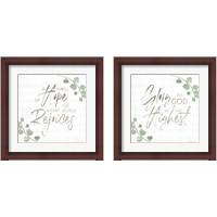 Framed 'Thrill of Hope 2 Piece Framed Art Print Set' border=