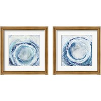 Framed 'Ocean Eye 2 Piece Framed Art Print Set' border=