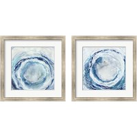 Framed 'Ocean Eye 2 Piece Framed Art Print Set' border=