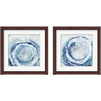 Framed 'Ocean Eye 2 Piece Framed Art Print Set' border=