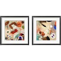 Framed 'When We Think 2 Piece Framed Art Print Set' border=