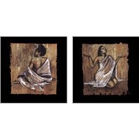 Framed 'Soulful Grace 2 Piece Art Print Set' border=