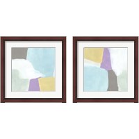 Framed 'Cloud Block 2 Piece Framed Art Print Set' border=