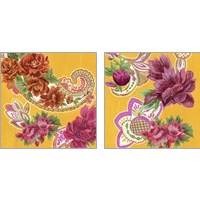 Framed 'China Garden 2 Piece Art Print Set' border=