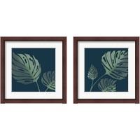 Framed 'Monstera  2 Piece Framed Art Print Set' border=