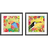 Framed 'Tutti Frutti  2 Piece Framed Art Print Set' border=