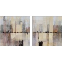 Framed 'City Strata 2 Piece Art Print Set' border=